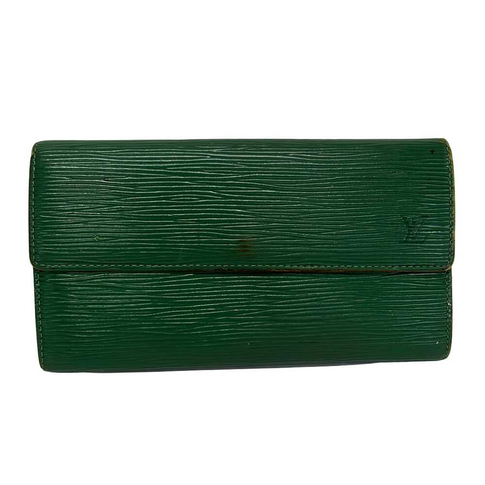 Louis Vuitton Pochette Porte Monnaie Credit Epi Long Wallet M63574